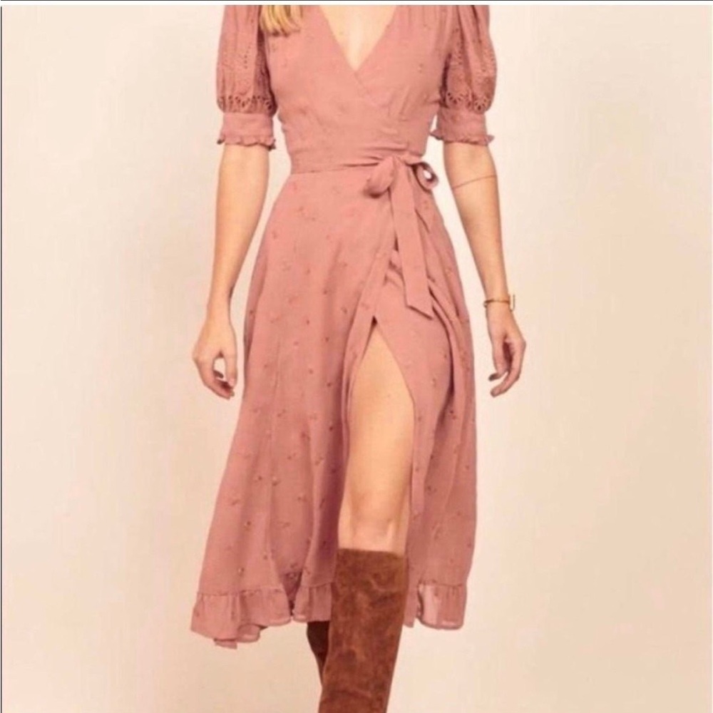 Reformation Annalise Praline Dress